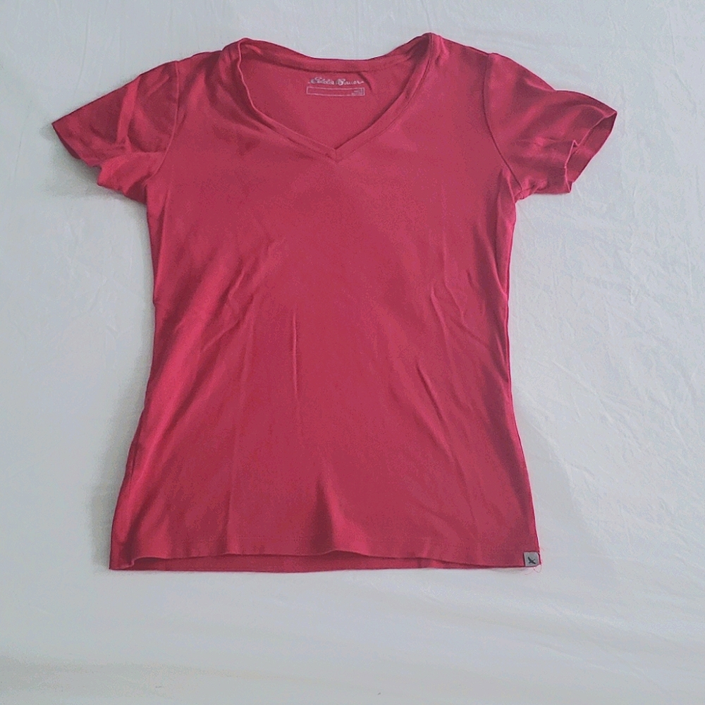 Pink-T-Shirt-Eddie Bauer-Size Small
